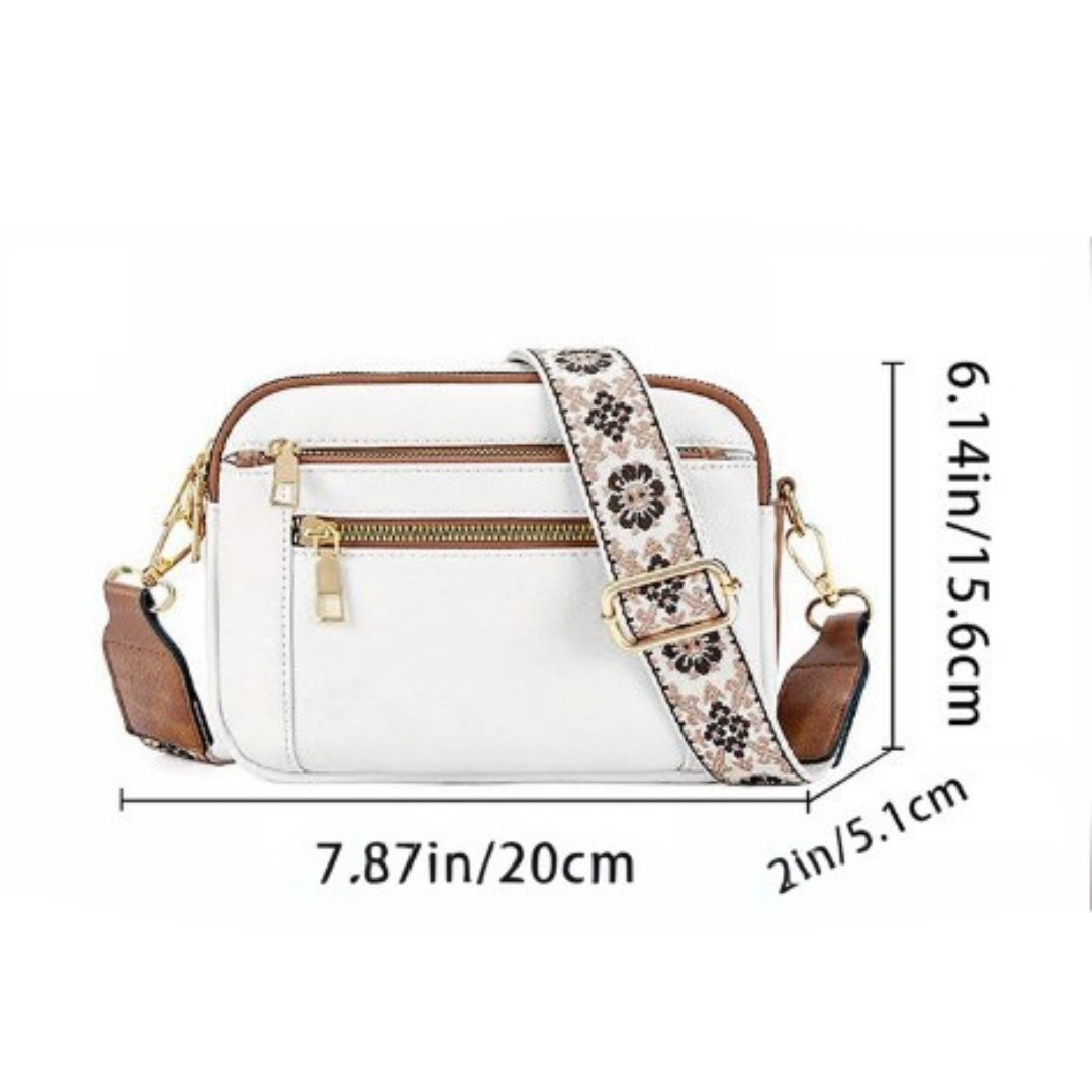Ava™ - Elegant Leather Crossbody Bag