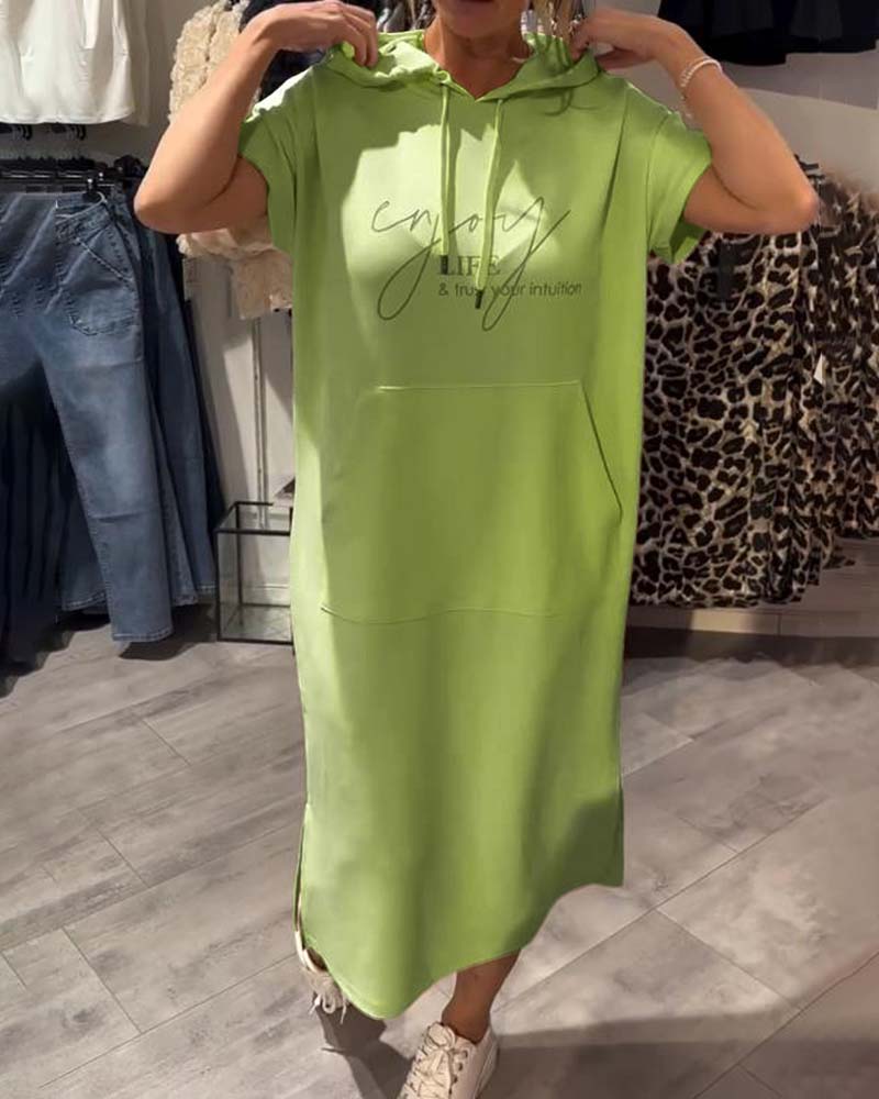 SHEILA | ROBE LONGUE À CAPUCHE