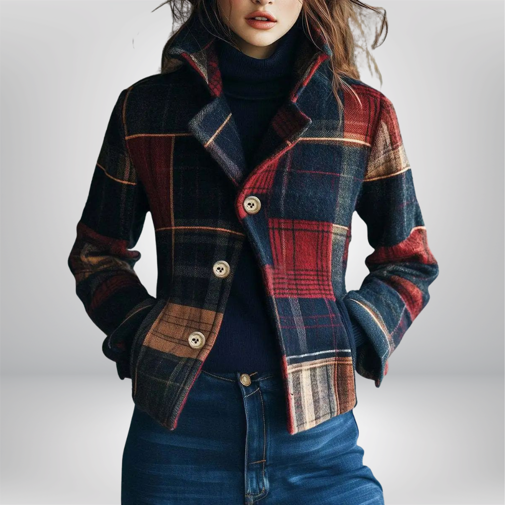Talbot™ | Classic Plaid Wool Coat