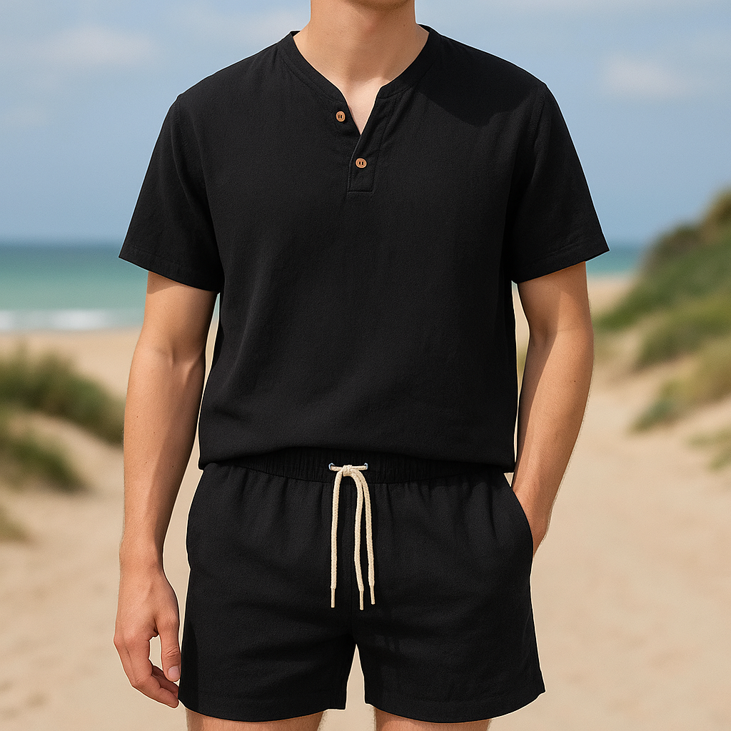 LinoVivo™ - ELEGANT TWO-PIECE SET WITH RELAXED FIT