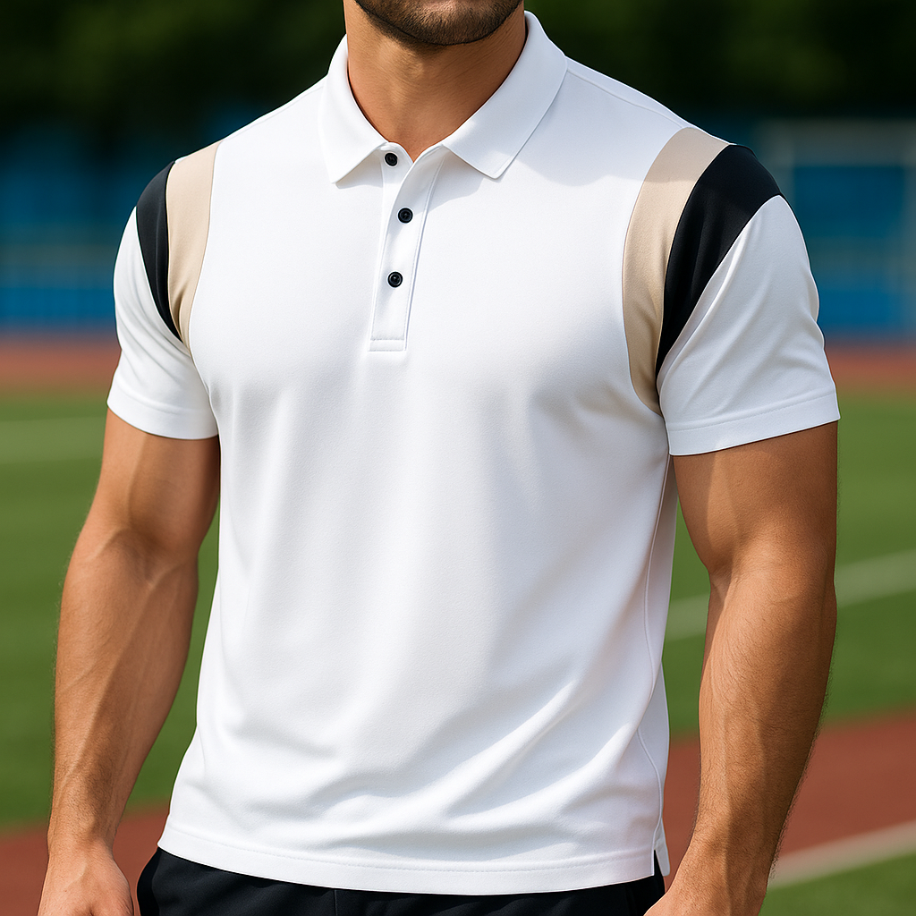 Vitalita™ - STRETCHY COTTON POLO WITH MODERN FIT