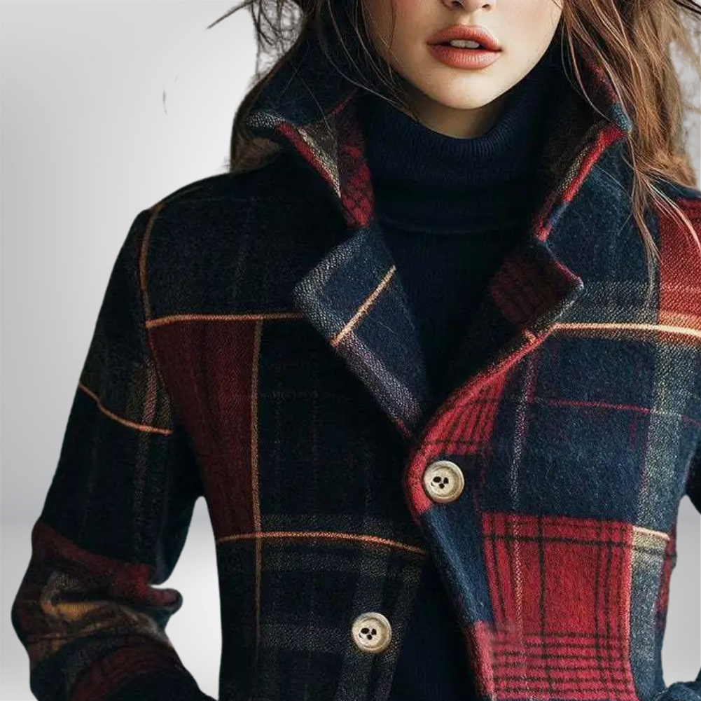 Talbot™ | Classic Plaid Wool Coat