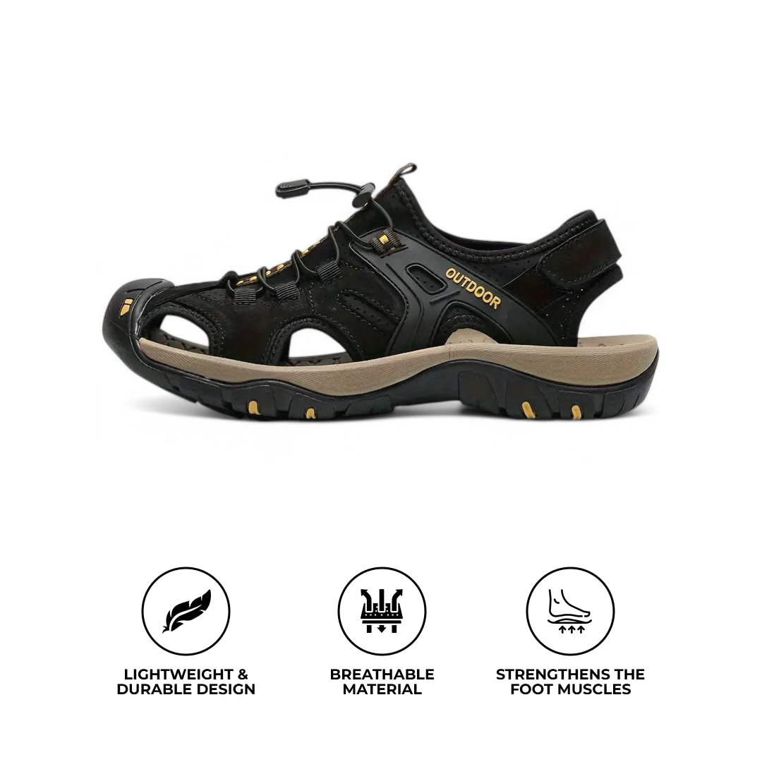 TrailFlex™ - Sandales orthopédiques confort à bout large - Unisexe