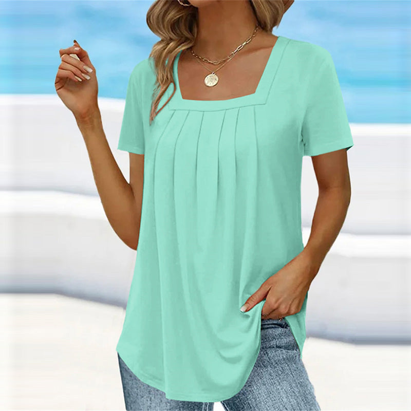 TINA | CASUAL PLEATED BLOUSE