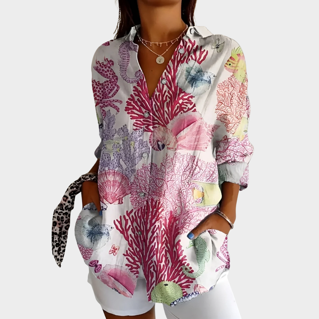 KATE | CASUAL PRINTED BLOUSE