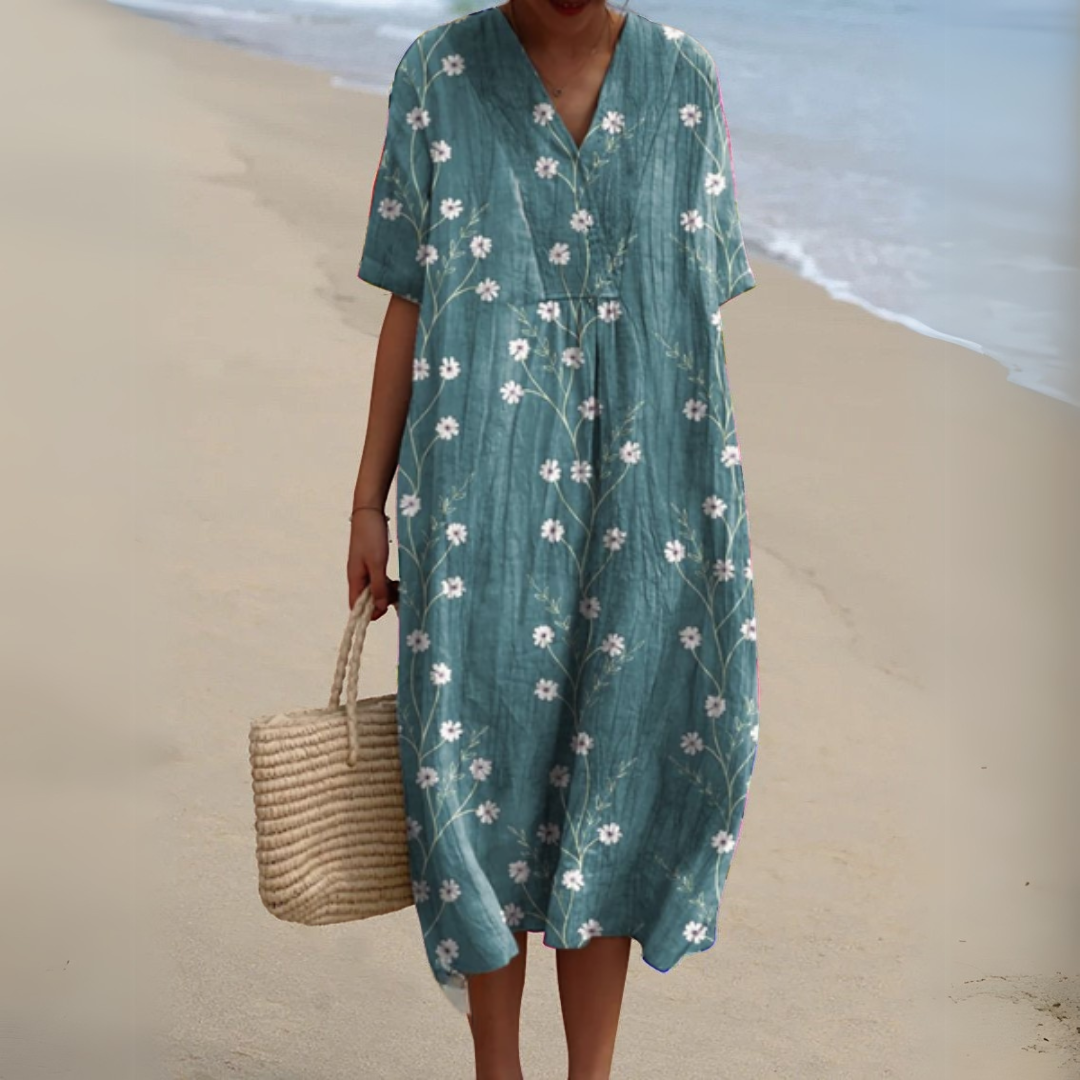 ADELFA | LOOSE COLORFUL DRESS