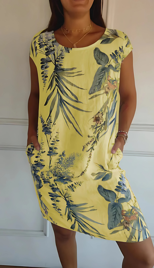TISSIA | LOOSE PRINTED DRESS