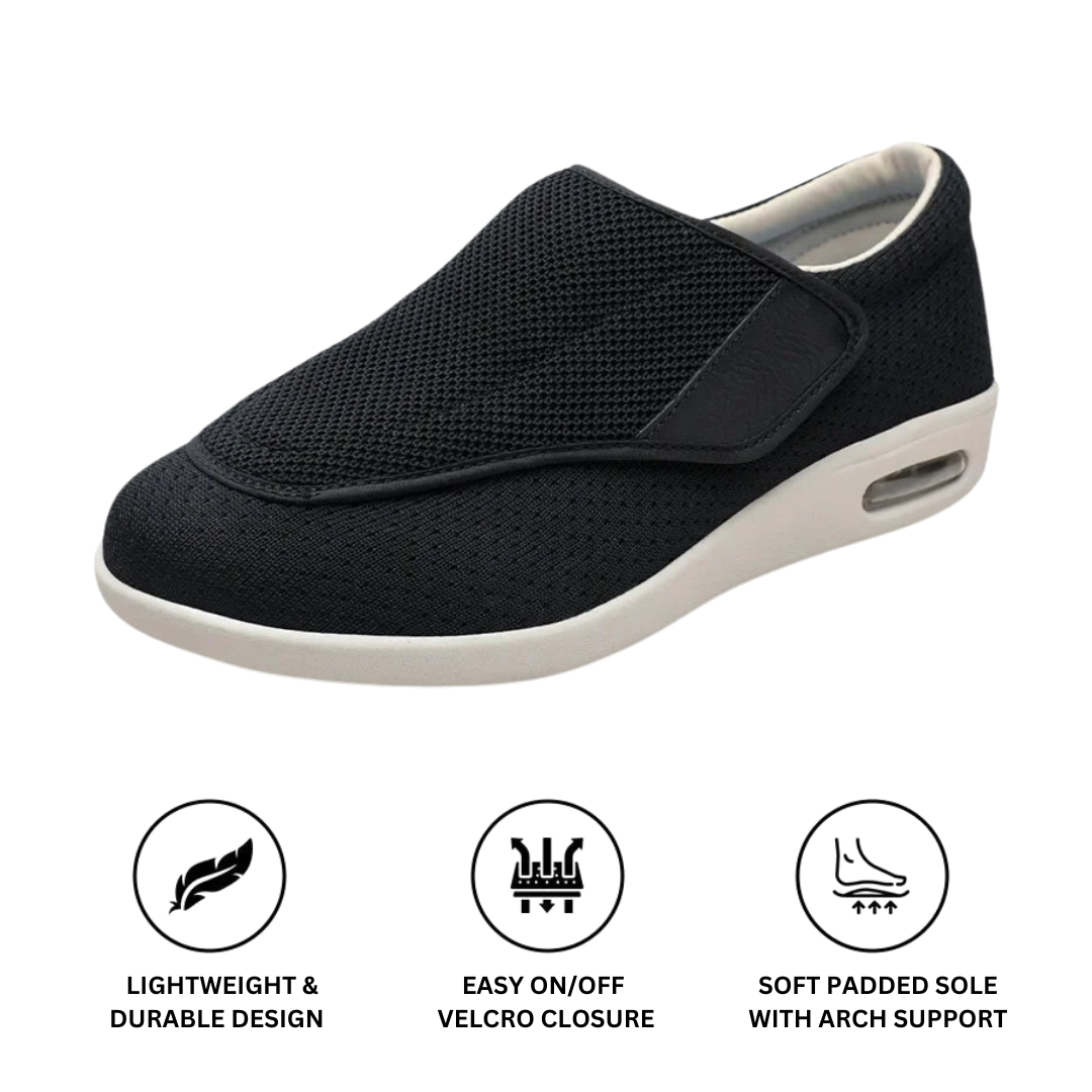 WideEase™ - ORTHOPEDIC SHOE WITH ADJUSTABLE CLOSURE - UNISEX