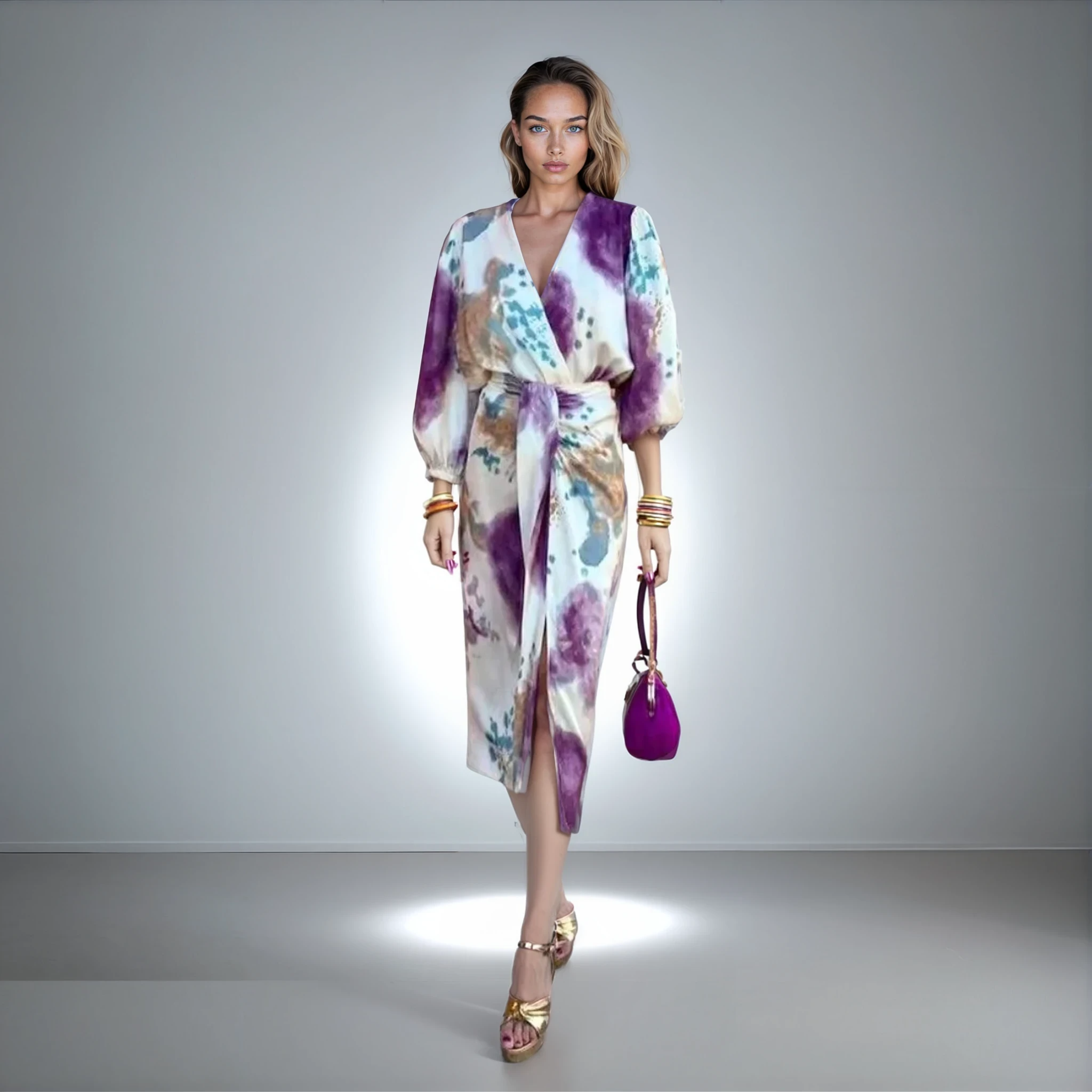 Amara | Elegant V-Neck Dress