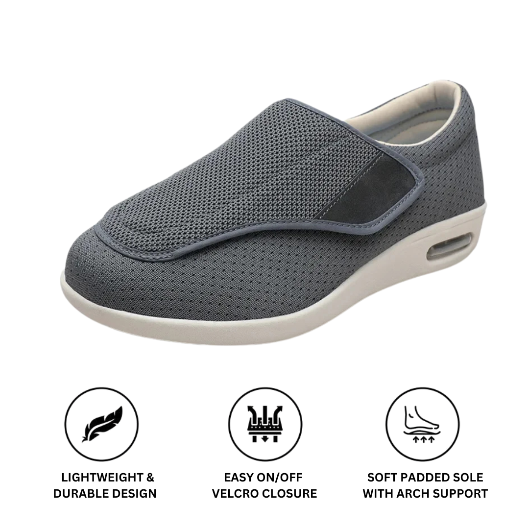 WideEase™ - ORTHOPEDIC SHOE WITH ADJUSTABLE CLOSURE - UNISEX