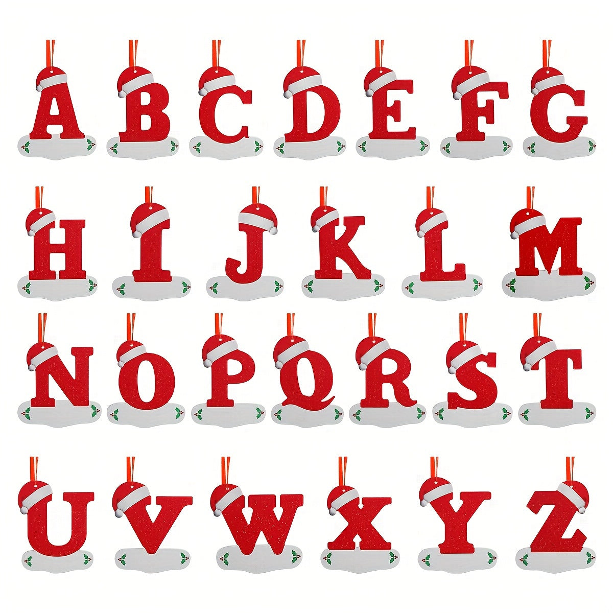 Talbot™ Personalized Christmas Letter Ornaments