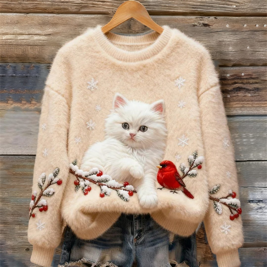 Talbot™ | Winter Kitten Teddy Sweater