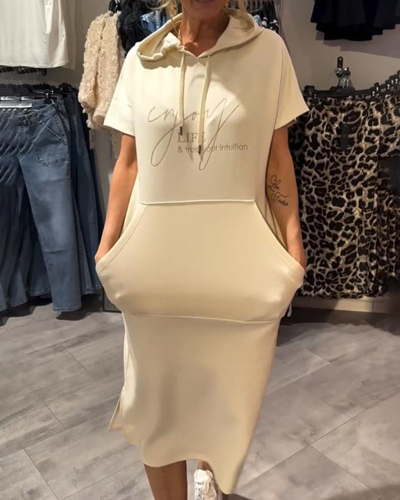 SHEILA | ROBE LONGUE À CAPUCHE