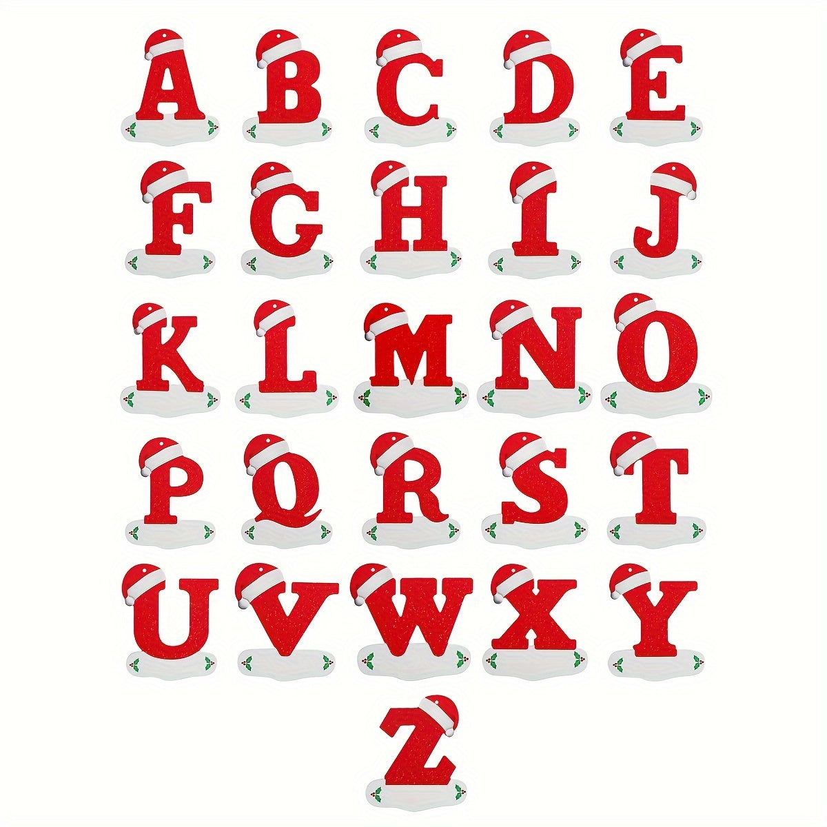 Talbot™ Personalized Christmas Letter Ornaments