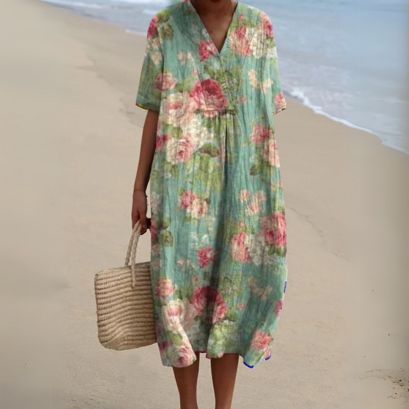 ADELFA | LOOSE COLORFUL DRESS