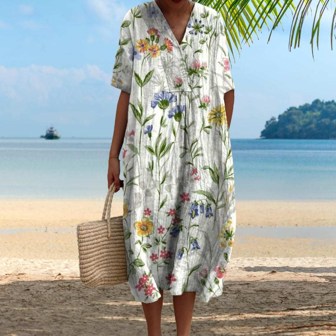 ADELFA | LOOSE COLORFUL DRESS