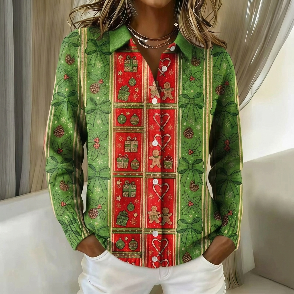 Talbot™ | Gingerbread Stripe Shirt