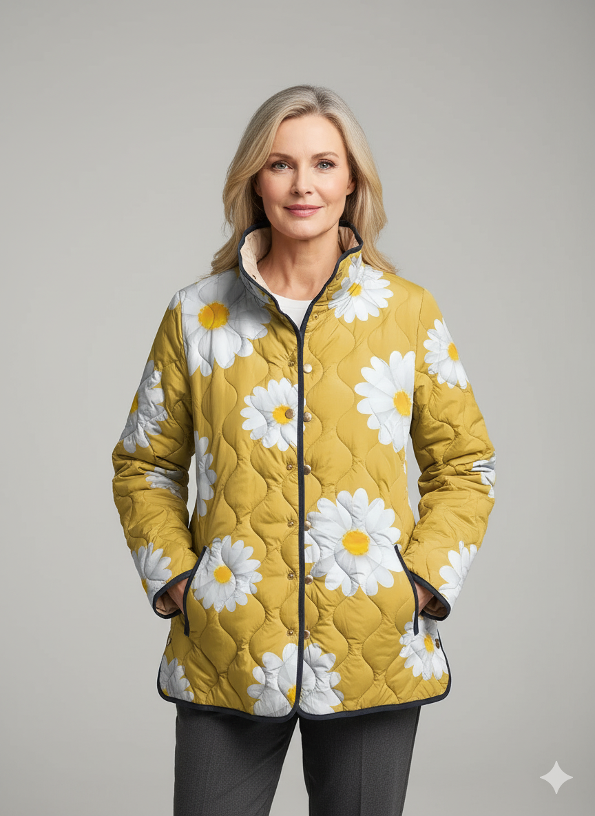 Charming Daisy Pattern Women's Jacket