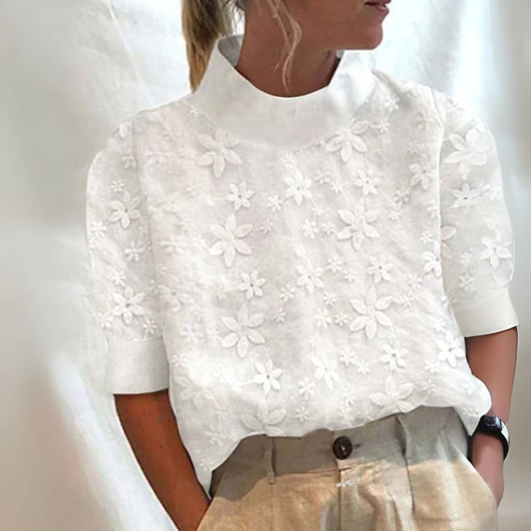 Talbot™ | Lightweight Embroidered Spring Blouse