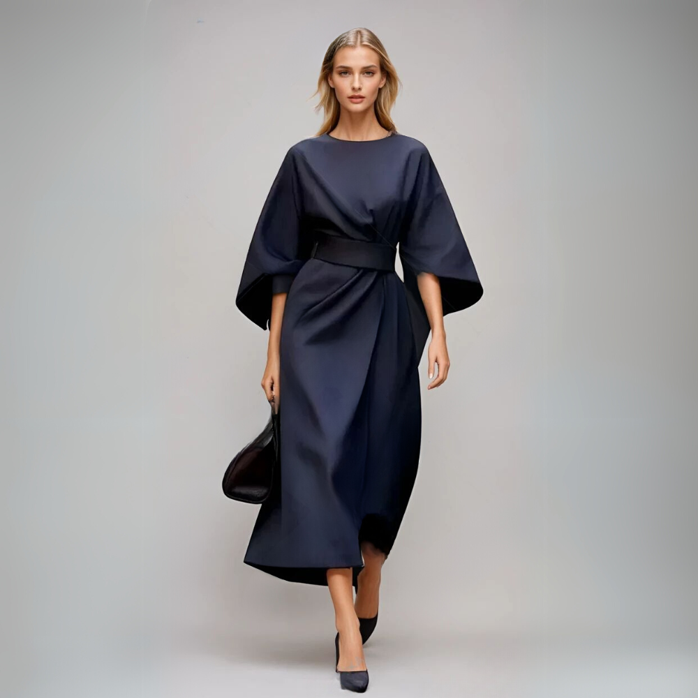 LILIANA | CLASSIC LANTERN SLEEVE DRESS