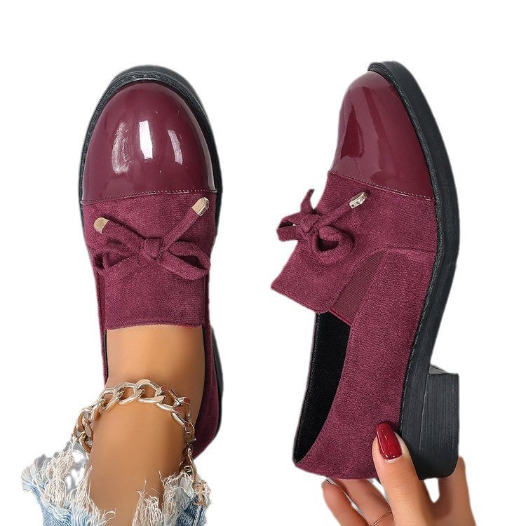 Talbot™ | Velvet Bow Loafers
