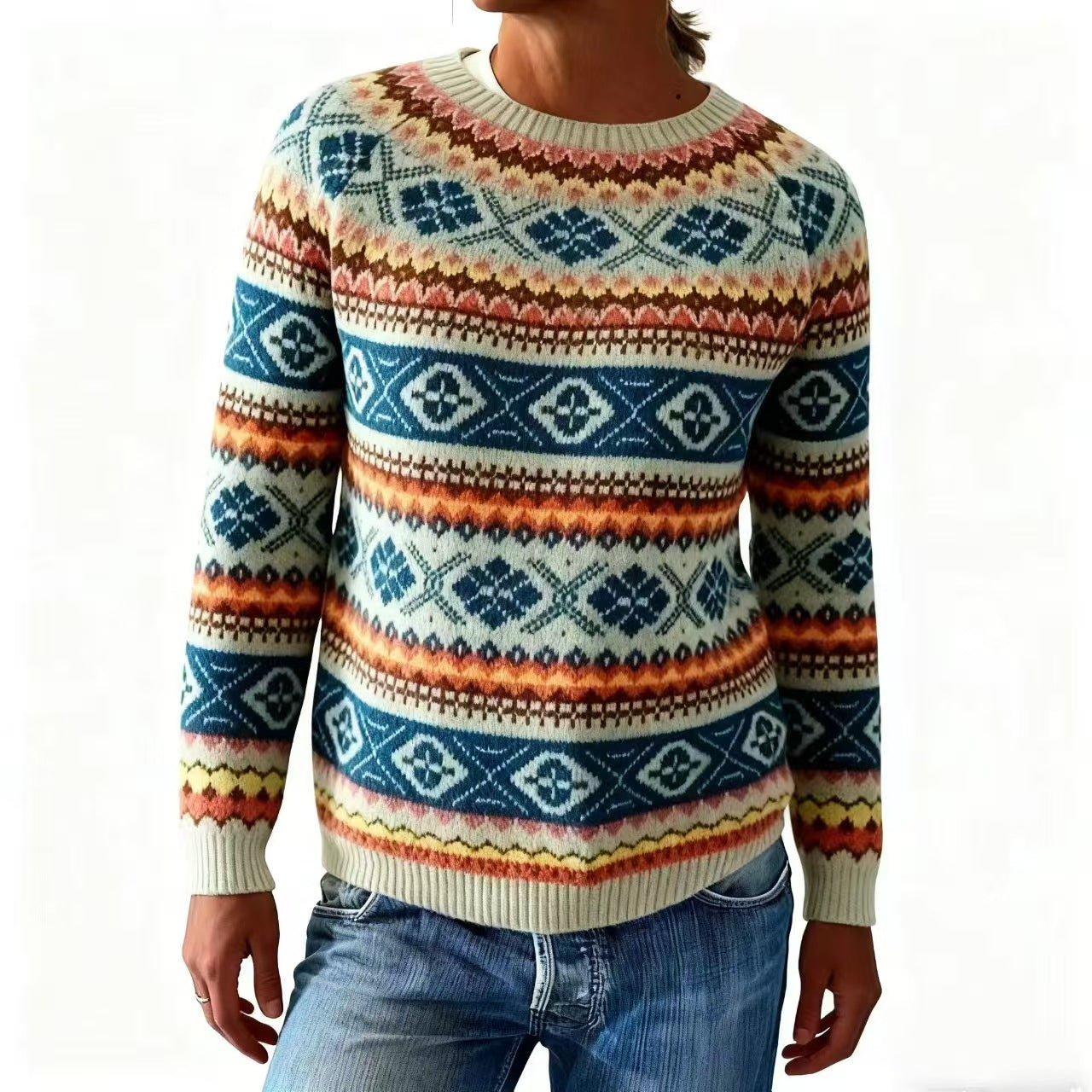 Talbot™ | Pull en maille d'héritage nordique