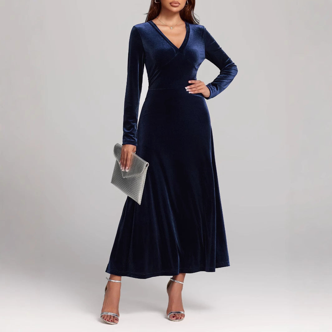 Talbot™ | Velvet Grace Maxi Dress