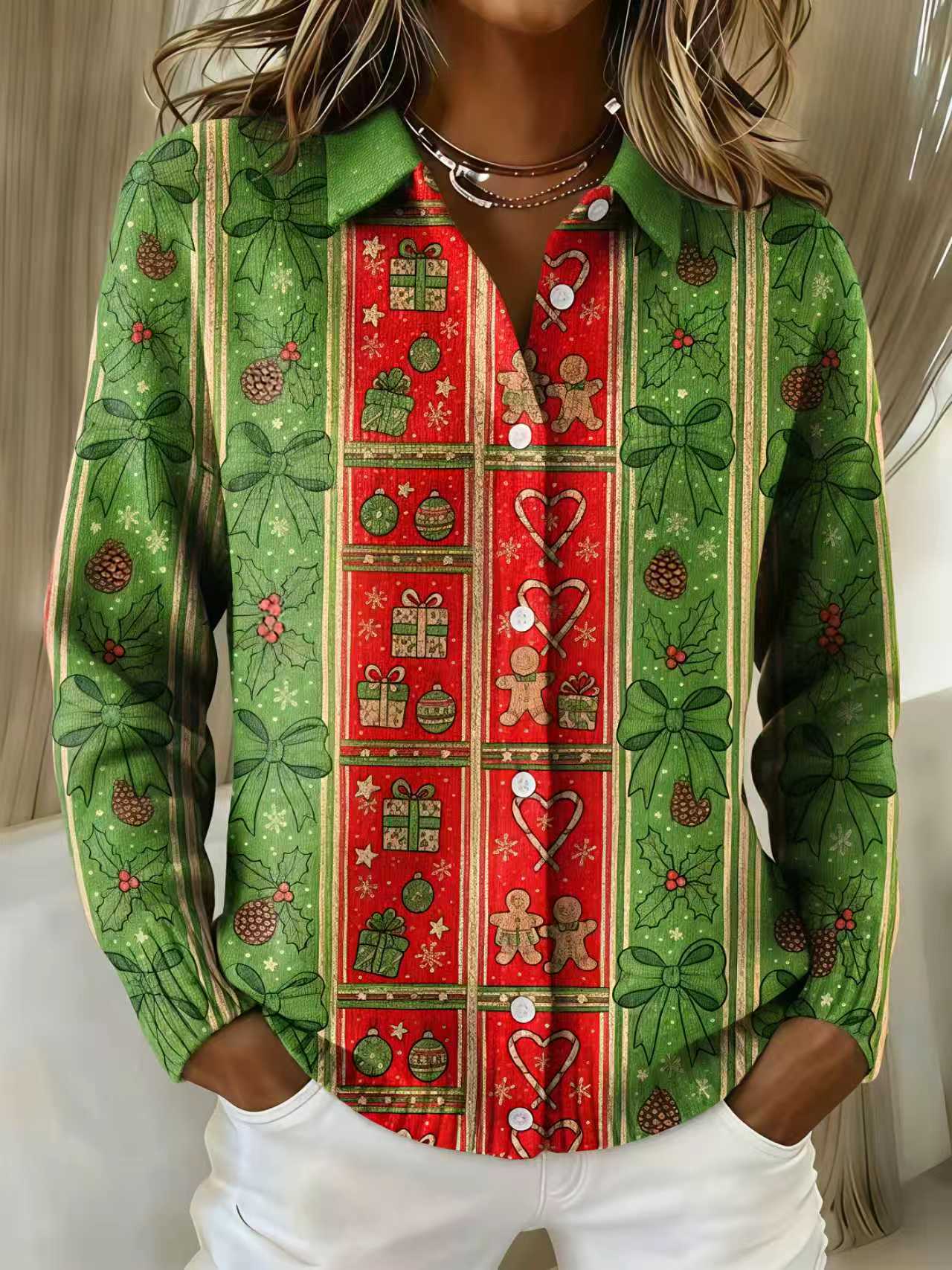 Talbot™ | Gingerbread Stripe Shirt