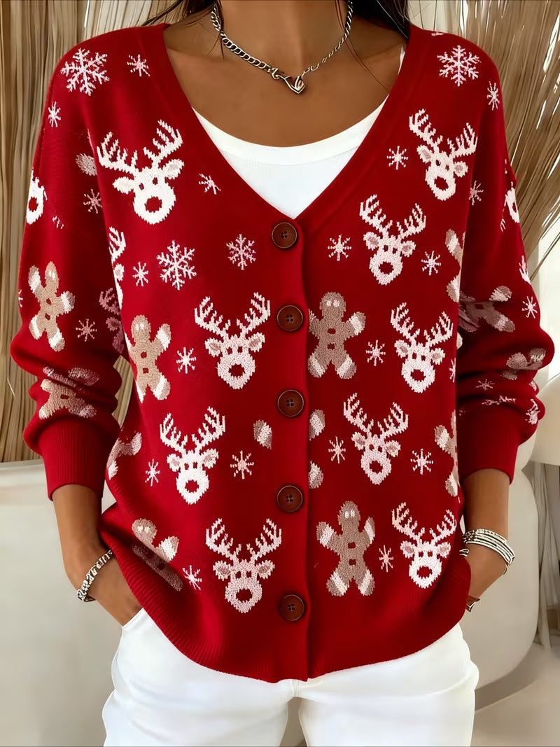 Talbot™ | Reindeer Fair Isle Cardigan