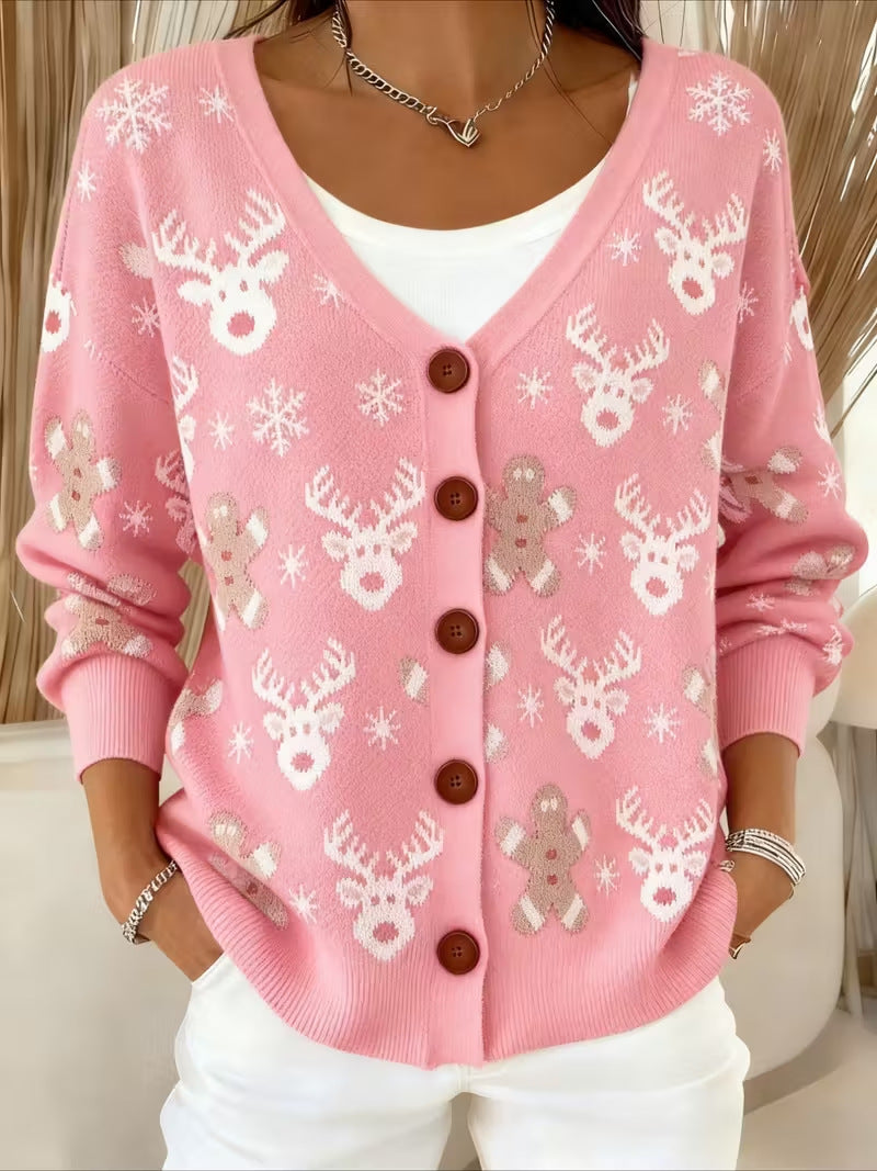 Talbot™ | Reindeer Fair Isle Cardigan