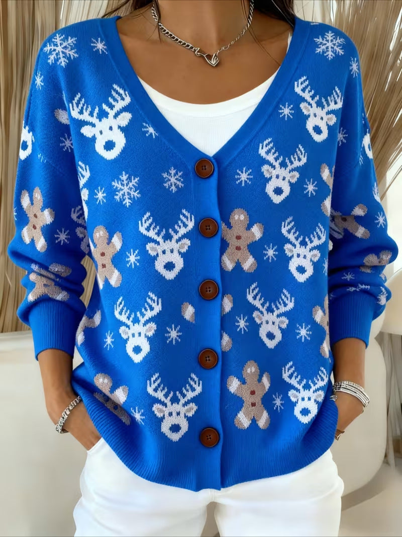 Talbot™ | Reindeer Fair Isle Cardigan