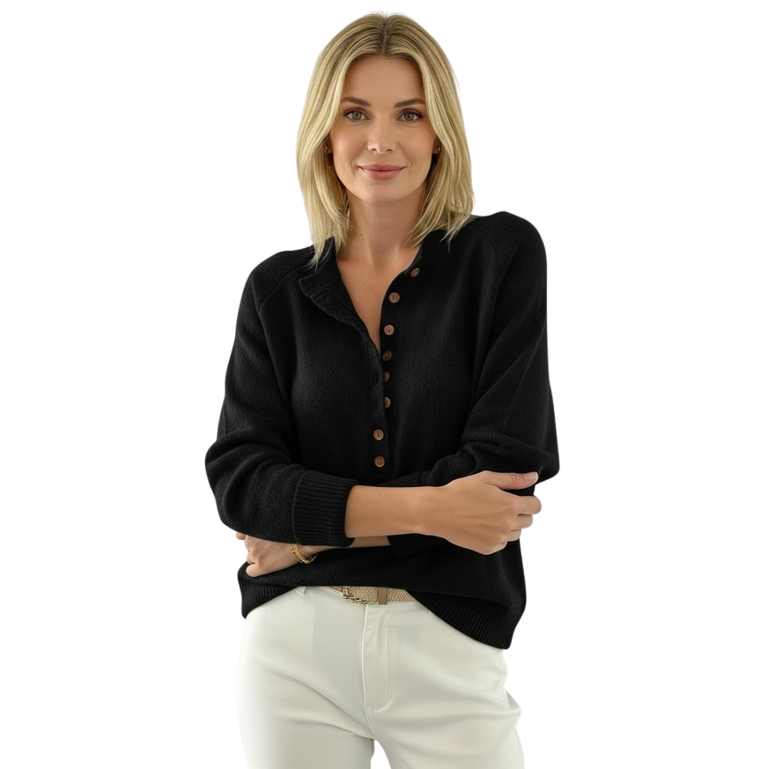 Talbot™ | Pull en maille confortable à boutons