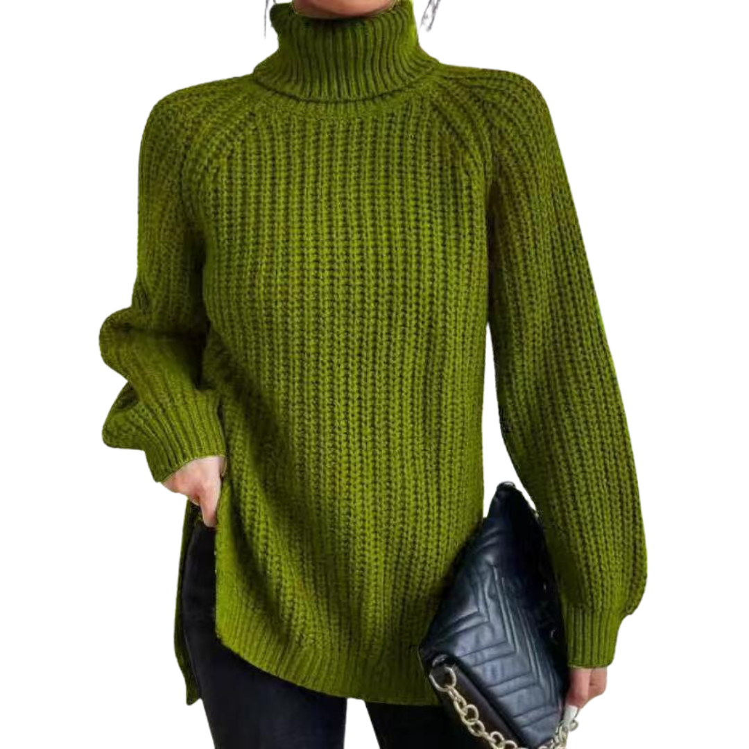 Talbot™ | Cotton Ladies' Turtleneck for Winter