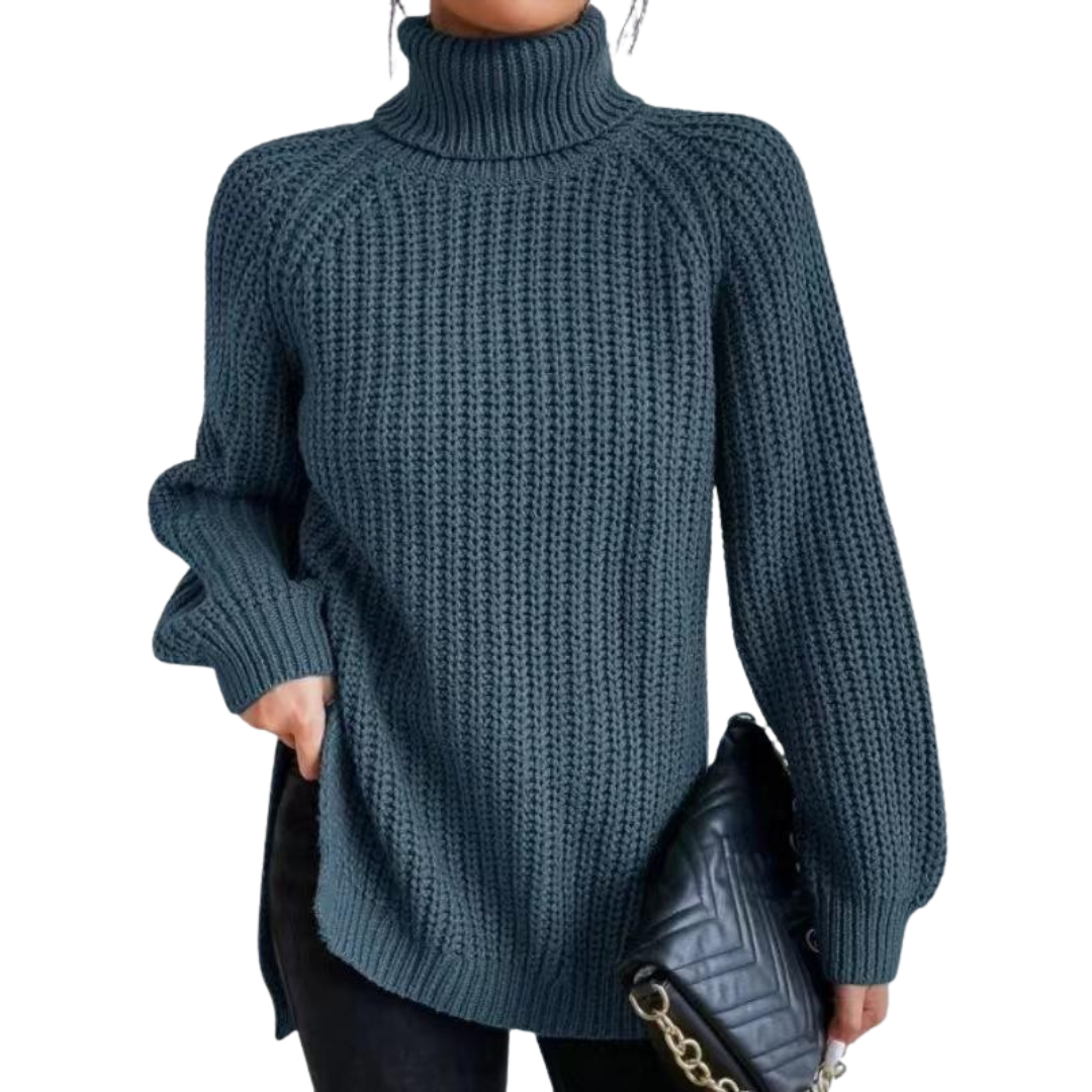 Talbot™ | Cotton Ladies' Turtleneck for Winter