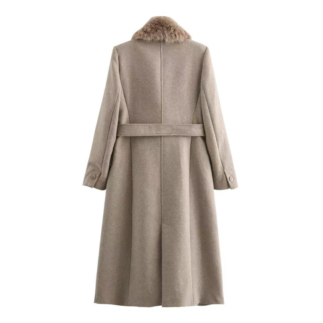 Talbot™ | Vienna Faux Fur Collar Coat