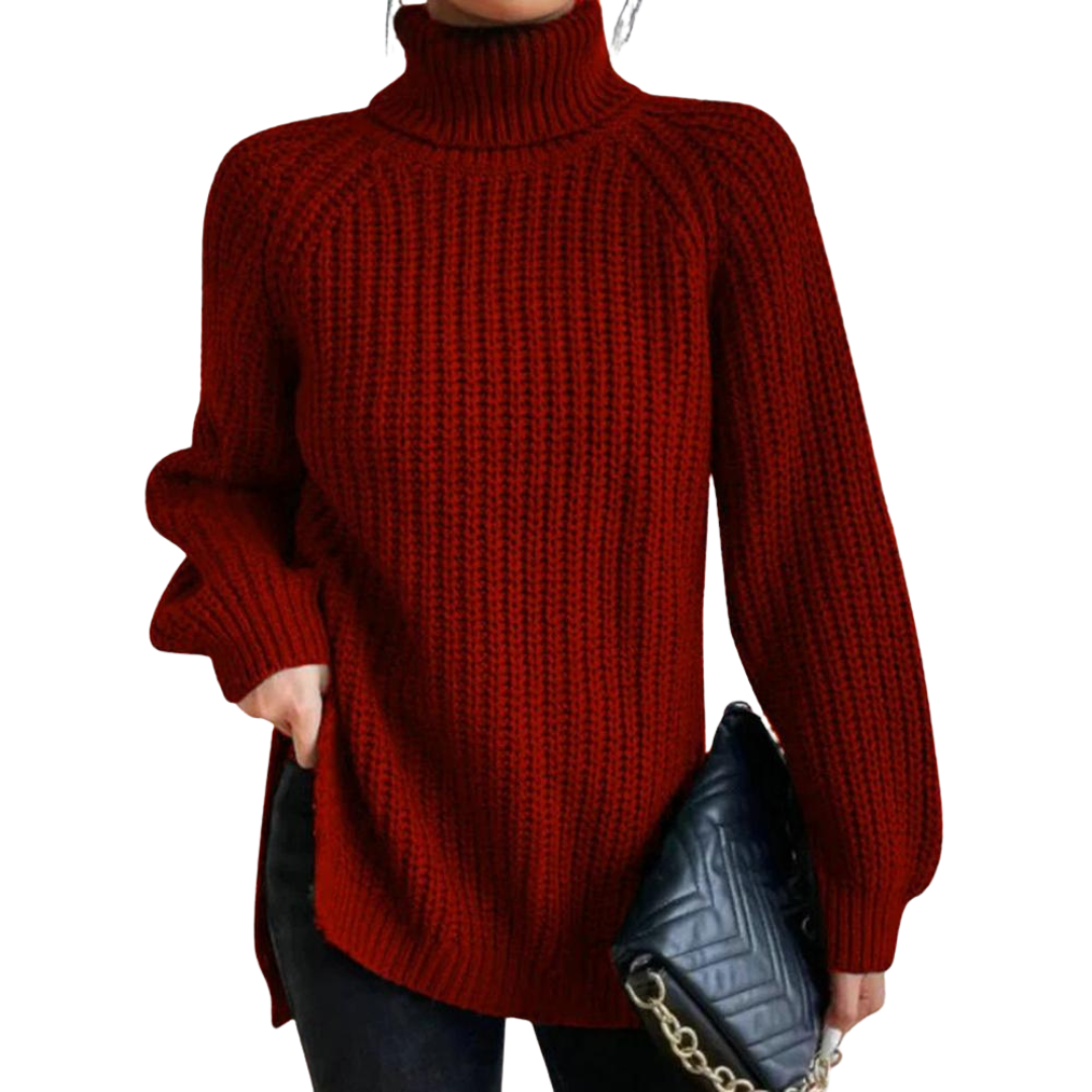 Talbot™ | Cotton Ladies' Turtleneck for Winter