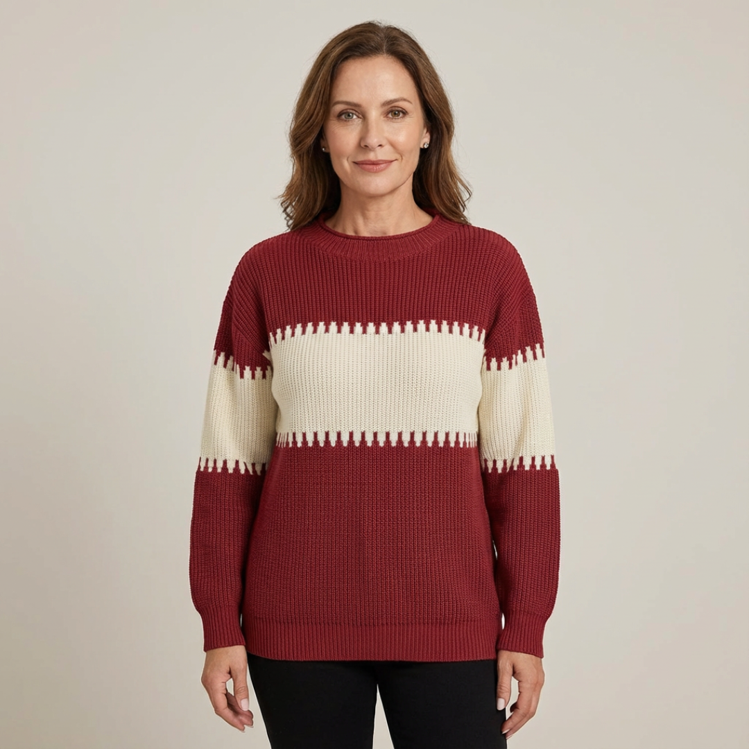 Talbot™ | Harmony Stitch Colorblock Sweater
