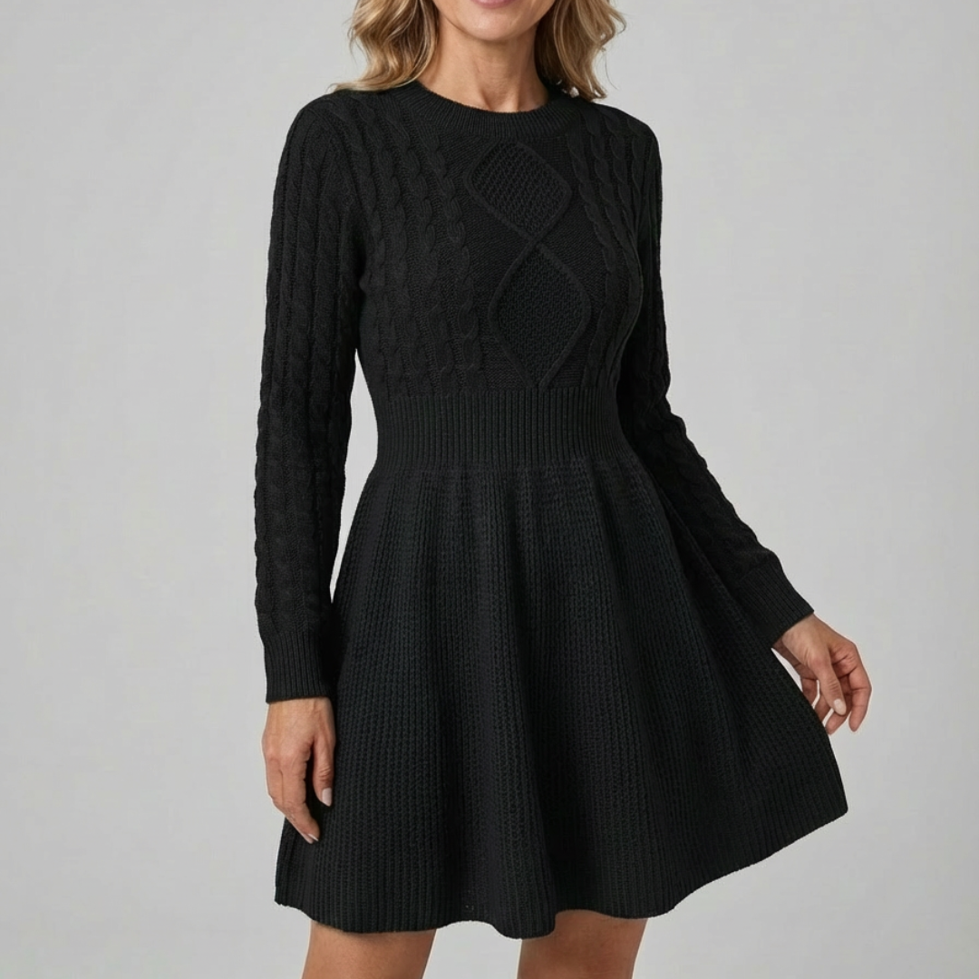 Talbot™ | Cable Knit Flare Dress