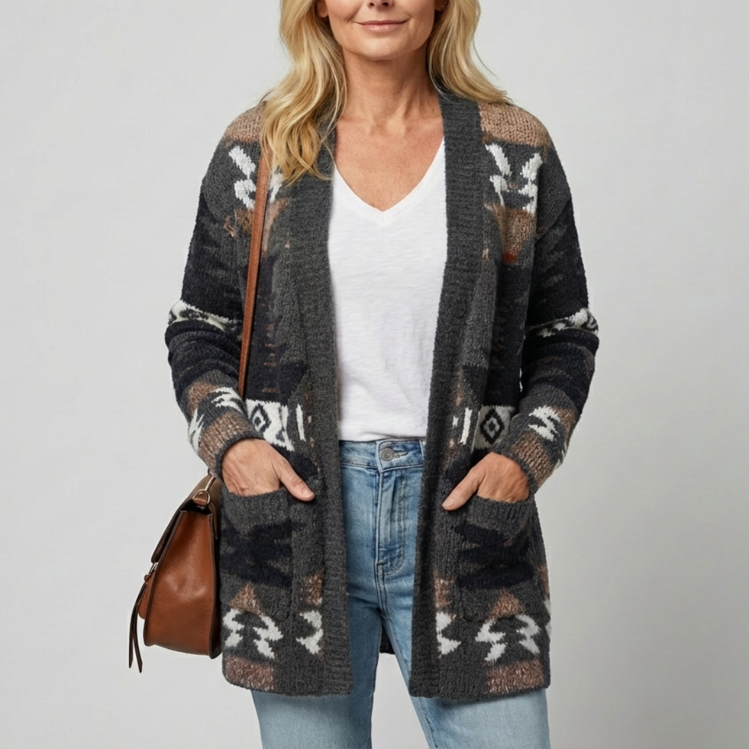 Talbot™ Aztec Pocket Cardigan
