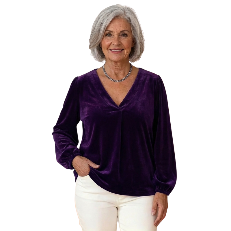 Talbot™ | Velvet Glow Blouse