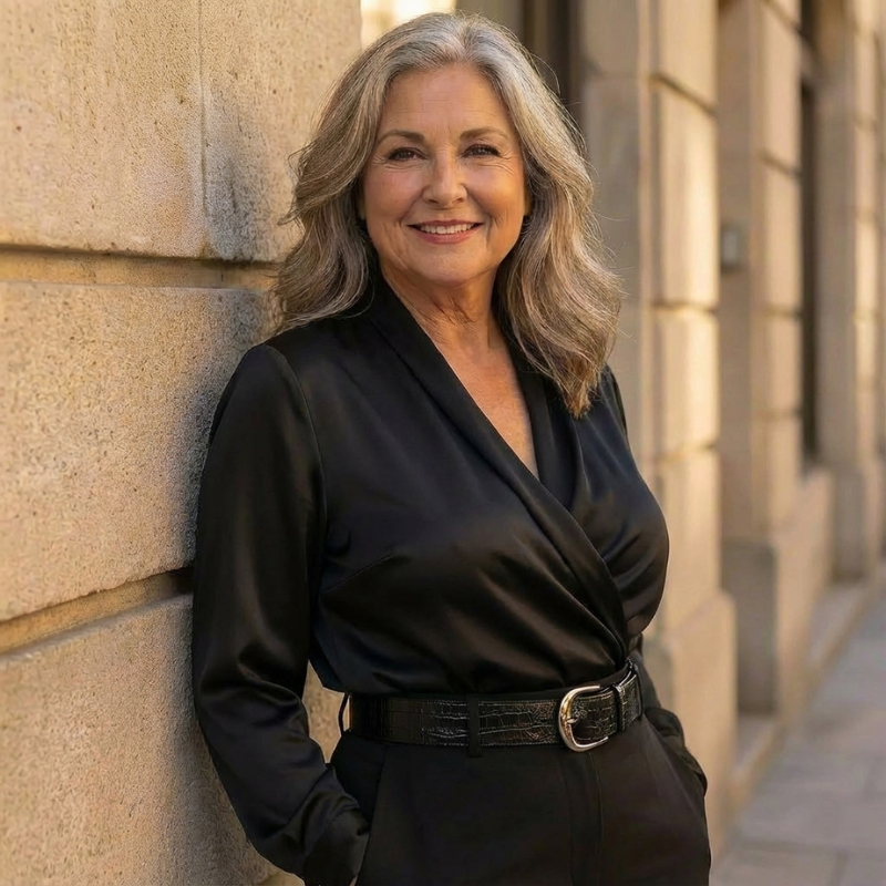 Talbot™ | Silky Drape Blouse