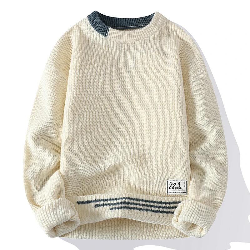 HARRISON™ - COLOR TONE KNITTED SWEATER