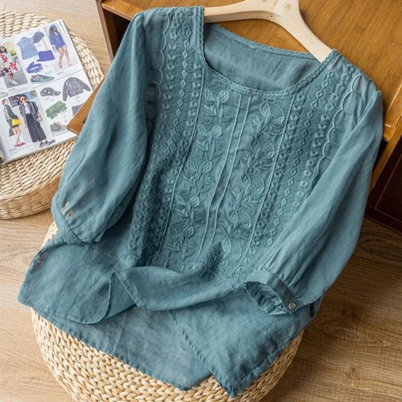 MARIA™ - RELAXED LIGHTWEIGHT SPRING BLOUSE