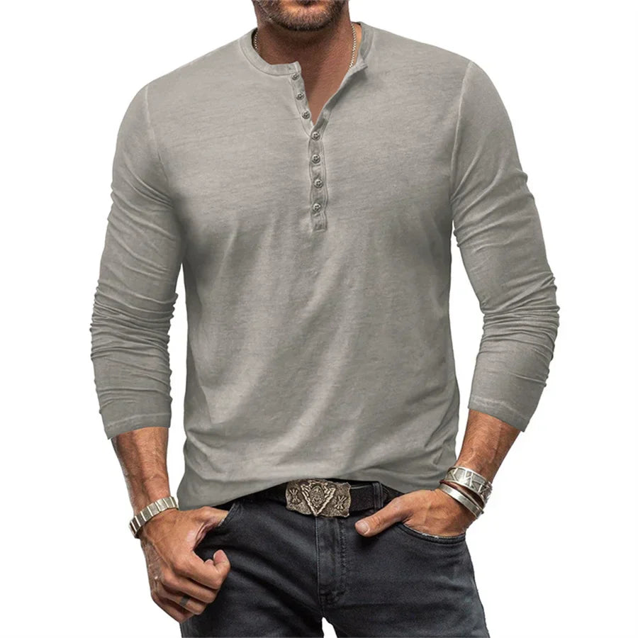 HENLEY™ - CLASSIC LONG SLEEVE SHIRT