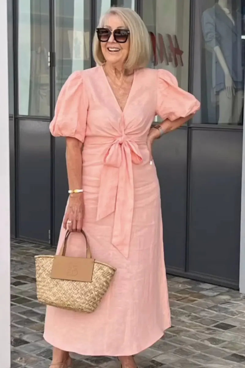 SERENA™ - ROBE AÉRÉE À COL EN V