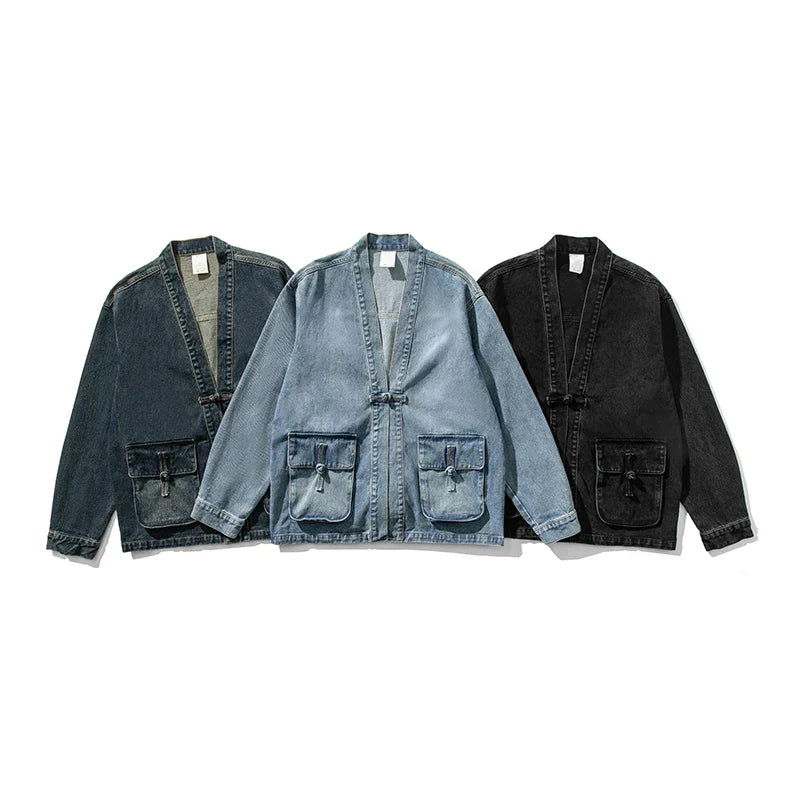 VINTAGE WASH™ - RELAXED DENIM KIMONO