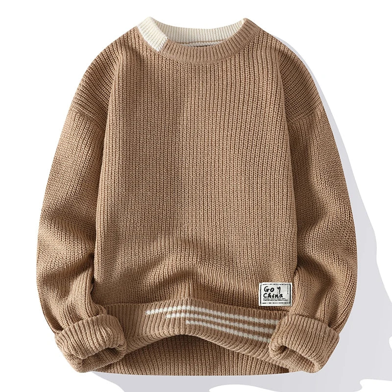 HARRISON™ - COLOR TONE KNITTED SWEATER