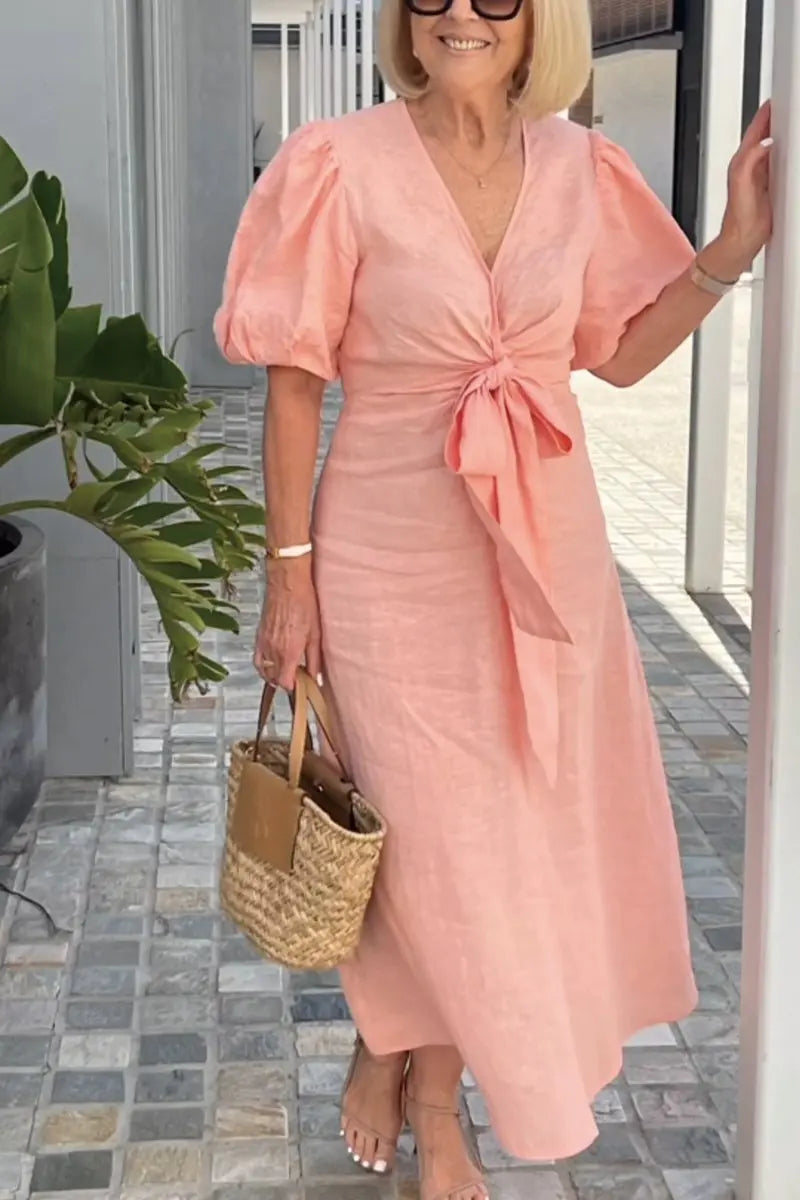 SERENA™ - ROBE AÉRÉE À COL EN V