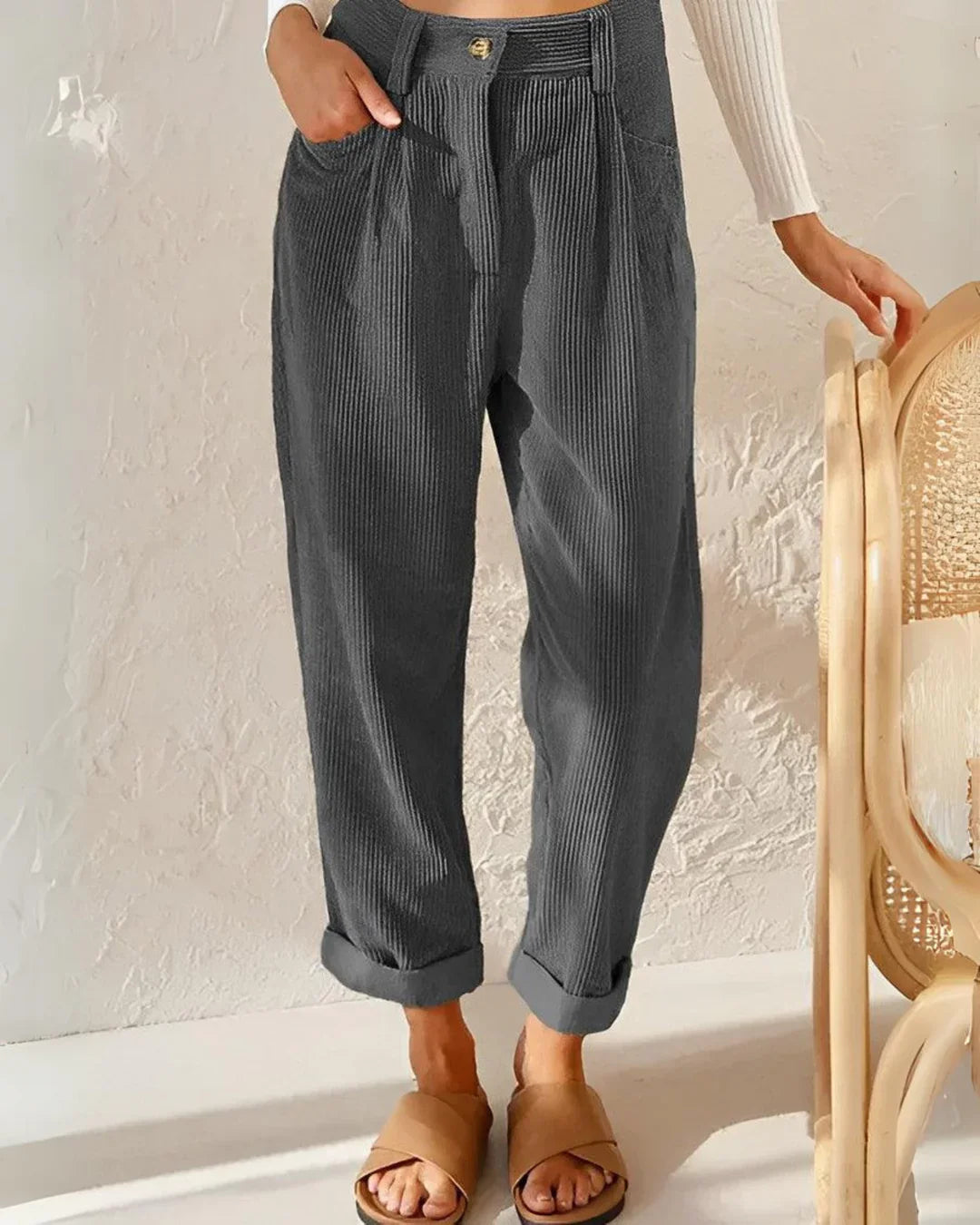JENA™ - STYLISH CORDUROY TROUSERS