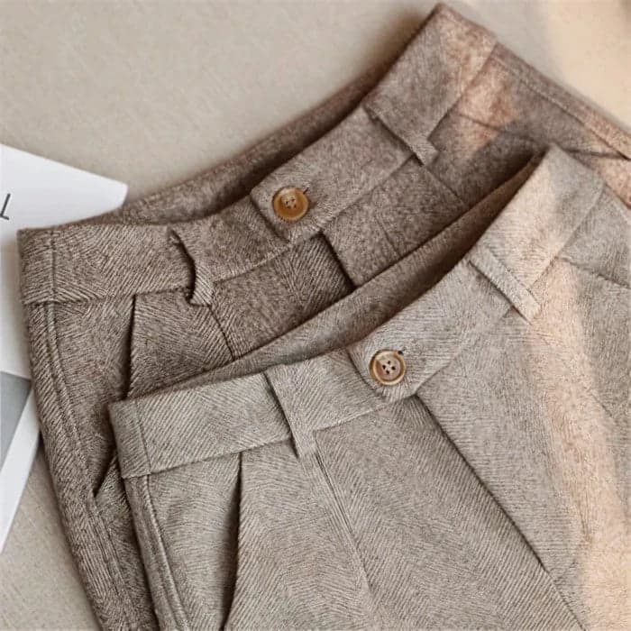 Ottilio™ - ELEGANT HERRINGBONE TROUSERS